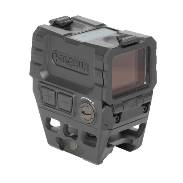 HOLOSUN AEMS GREEN DOT SIGHT 65 MOA RING 2 MOA DOT WITH SOLAR FAILSAFE & SHAKE AWAKE TECHNOLOGY IN BLACK