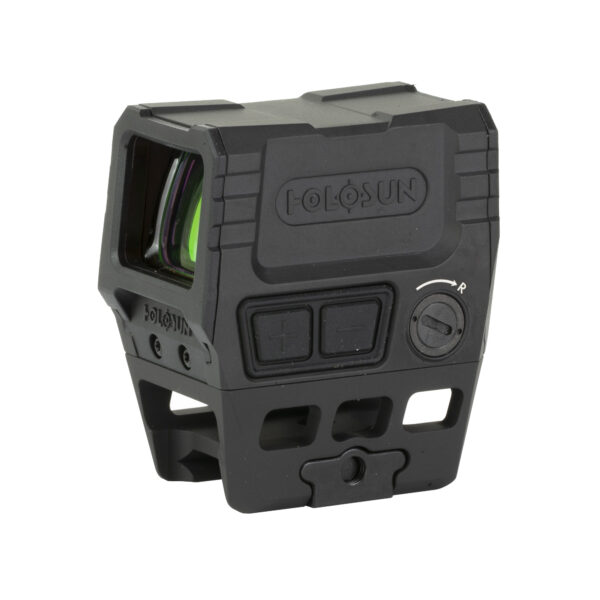HOLOSUN AEMS-CORE GREEN DOT SIGHT 2 MOA DOT WITH SHAKE AWAKE TECHNOLOGY & NIGHT VISION COMPATIBLE IN BLACK