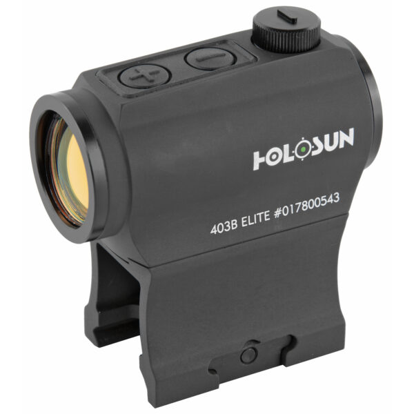 HOLOSUN HE403B-GR MICRO GREEN DOT SIGHT 2 MOA DOT WITH SHAKE AWAKE & NIGHT VISION COMPATIBLE IN BLACK