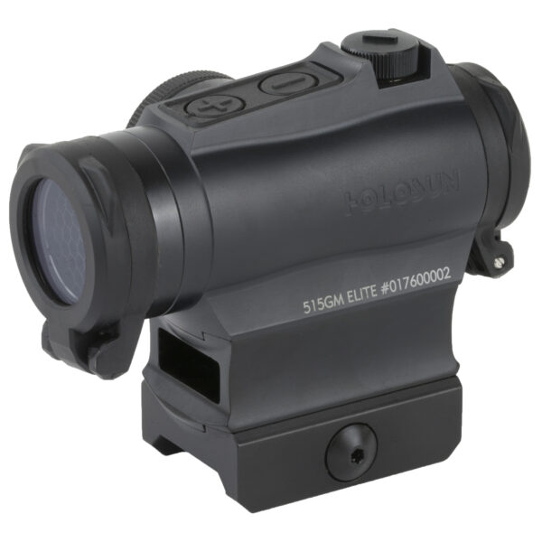 HOLOSUN HE515GM-GR MICRO GREEN DOT SIGHT 65 MOA CIRCLE 2 MOA DOT WITH SHAKE AWAKE TECHNOLOGY & NIGHT VISION COMPATIBLE IN BLACK
