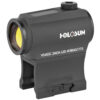 HOLOSUN HS403C MICRO RED DOT SIGHT 2 MOA WITH SOLAR FAILSAFE IN BLACK