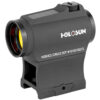 HOLOSUN HS503CU MICRO RED DOT SIGHT 65 MOA CIRCLE 2 MOA DOT SOLAR FAILSAFE WITH SHAKE AWAKE & NIGHT VISION COMPATIBLE IN BLACK