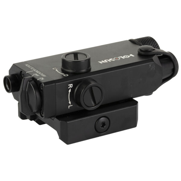 HOLOSUN LS420 GREEN LASER FITS 1913 PICATINNY RAIL WITH REMOTE SWITCH FULLY ADJUSTABLE IN BLACK