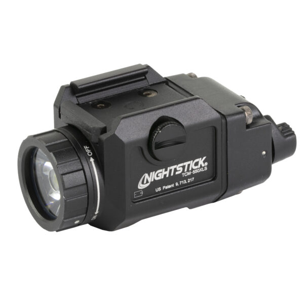 NIGHTSTICK TCM-550XLS COMPACT WEAPON MOUNTED LIGHT 550 LUMENS WITH STROBE IN BLACK