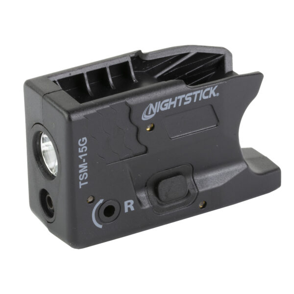 NIGHTSTICK TSM-15G SUBCOMPACT WEAPON-MOUNTED LIGHT WITH GREEN LASER FITS S&W SHIELD 9-40 & RECHARGEABLE BATTERY