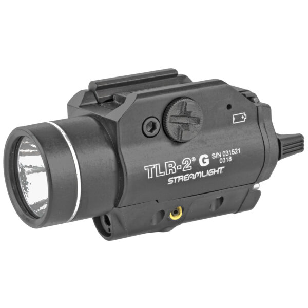 STREAMLIGHT TLR-2 G TAC LED WEAPON LIGHT WITH GREEN LASER 300 LUMENS & STROBE IN BLACK