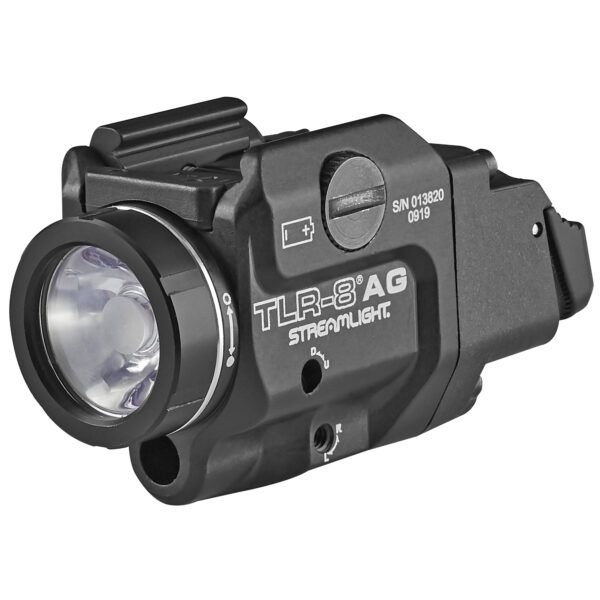 STREAMLIGHT TLR-8A G-FLEX UNIVERSAL WEAPON LIGHT WITH GREEN LASER 500 LUMENS HI-LO SWITCHES