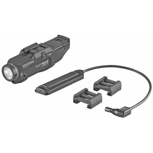 STREAMLIGHT TLR RM 2 LASER LONG GUN TACTICAL WEAPON LIGHT WITH RED LASER 1,000 LUMENS IN BLACK