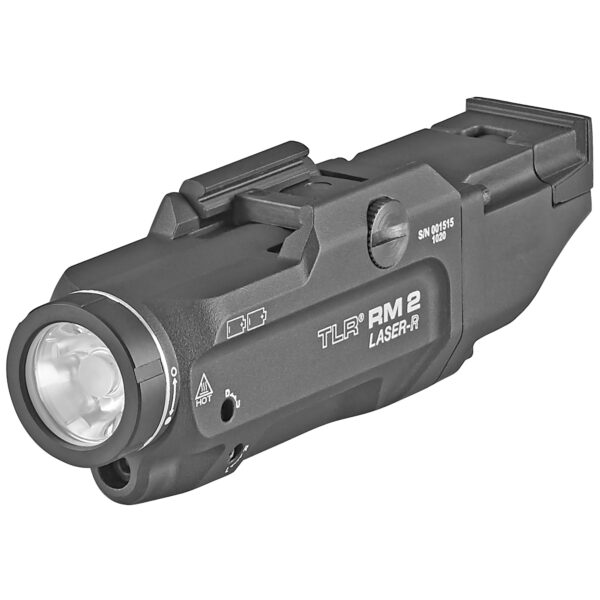 STREAMLIGHT TLR RM 2 LASER TACTICAL WEAPON LIGHT WITH RED LASER 1,000 LUMENS INCLUDES KEY KIT IN BLACK