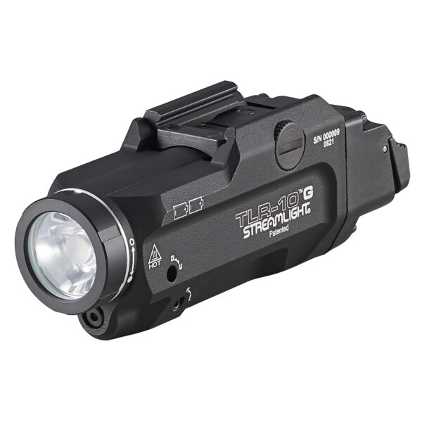 STREAMLIGHT TLR-10 G FLEX WEAPON LIGHT-GREEN LASER 1000 LUMEN HI-LO SWITCH IN BLACK