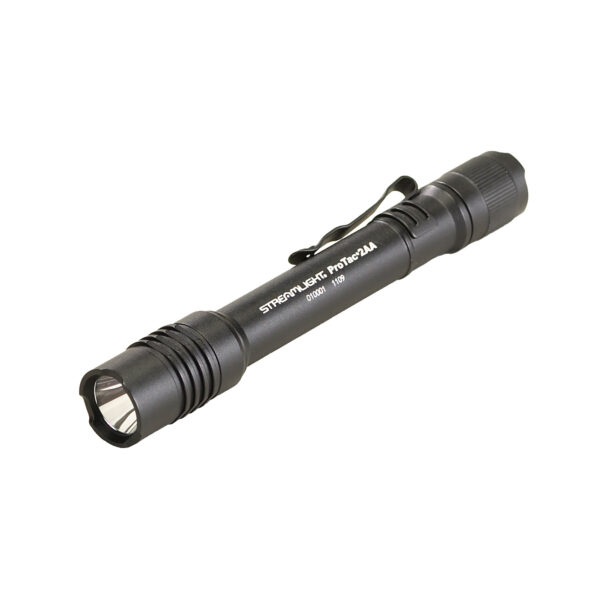 STREAMLIGHT PROTAC 2AA FLASHLIGHT WITH C4-LED 120-250 LUMES IN BLACK WITH HOLSTER