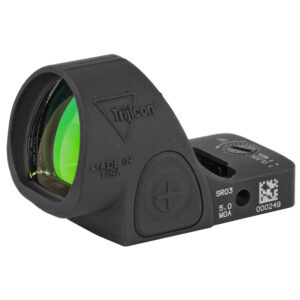 TRIJICON SRO RED DOT 5 MOA WITH ADJUSTABLE LED MATTE BLACK FINISH