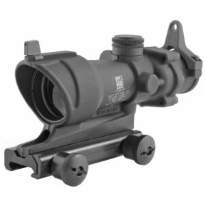 TRIJICON ACOG RIFLE SCOPE .308 RETICLE 4X32 MAGNIFICATION WITH FLAT TOP ADAPTER
