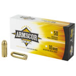 ARMSCOR AMMUNITION 10MM 180 GRAIN FMJ 50 ROUND BOXES