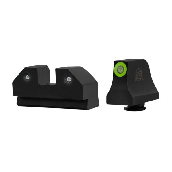XS SIGHTS R3D SUPPRESSOR HEIGHT NIGHT SIGHT WITH GREEN DOT FITS GLOCK 42 43X 48