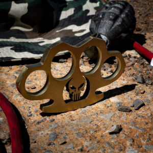 RADICAL REFORMATION SOLID BRASS WIRE CUT KNUCKLE DUSTER