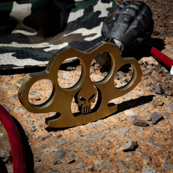 RADICAL REFORMATION SOLID BRASS WIRE CUT KNUCKLE DUSTER