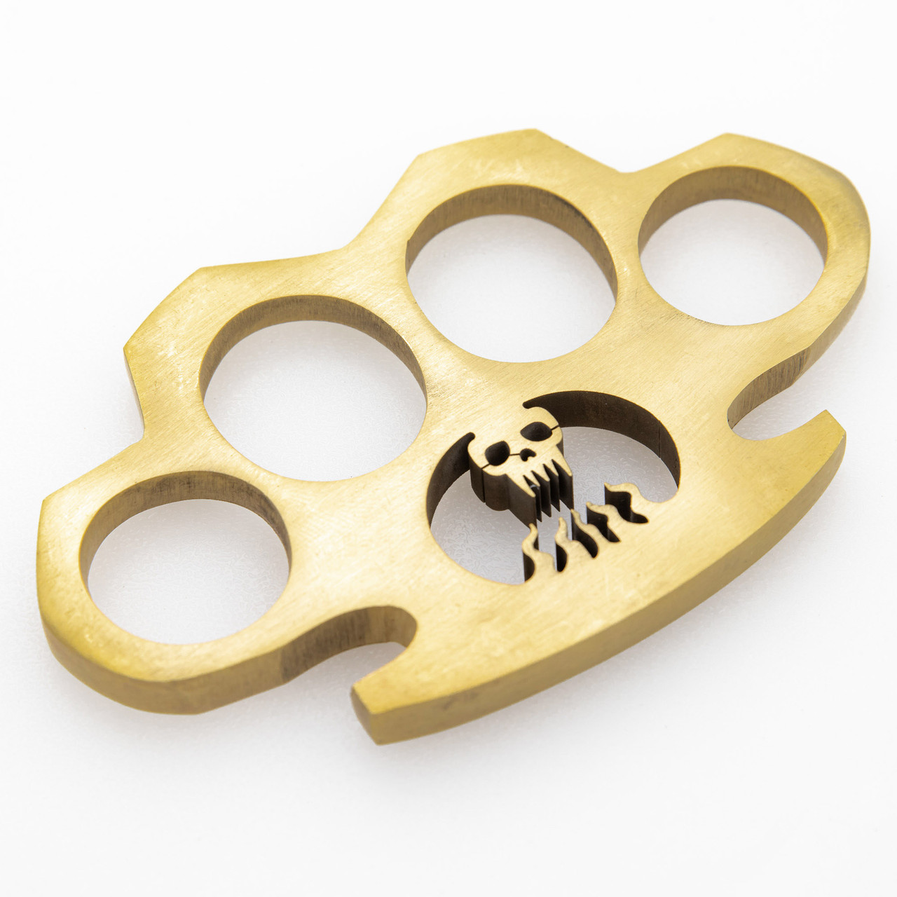 CREATURE FEATURE 100% PURE BRASS KNUCKLE WIRE CUT DESIGN - Gun Gear