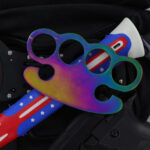 POLYCHROMATIC BELLIGERENCE TITANIUM COATED 100% PURE BRASS KNUCKLE