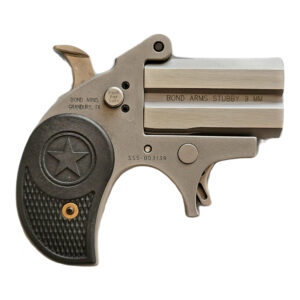 BOND ARMS STUBBY DERRINGER SUB-COMPACT 22LR 2.2’BARREL IN SILVER 2 ROUNDS