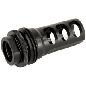 SILENCERCO HYBRID ASR MUZZLE BRAKE 5/8"X24 .458 CALIBER WITH MOUNT