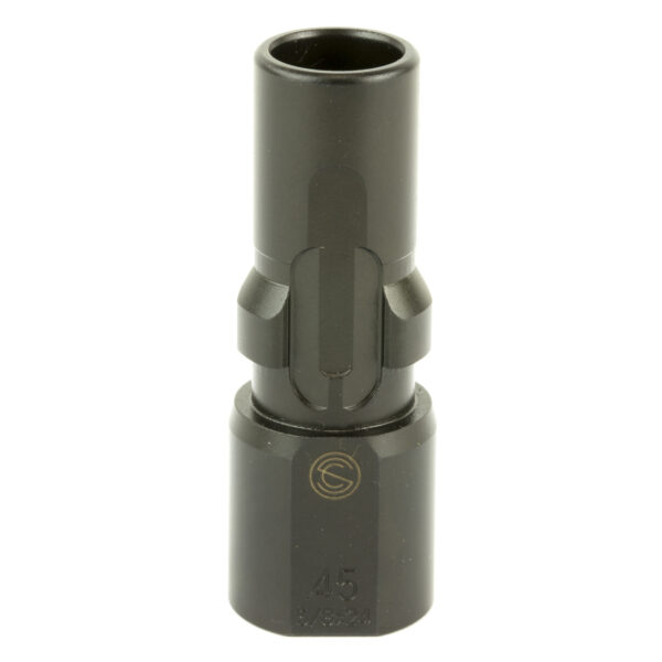 SILENCERCO 3-LUG MUZZLE DEVICE FITS 45ACP 5/8X24