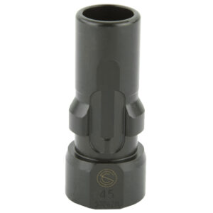 SILENCERCO 3-LUG MUZZLE DEVICE FITS 45ACP .578X28 IN BLACK