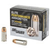 SIG SAUER 9MM 115 GRAIN ELITE PERFORMANCE V-CROWN JACKETED HOLLOW POINT 20 ROUND BOX