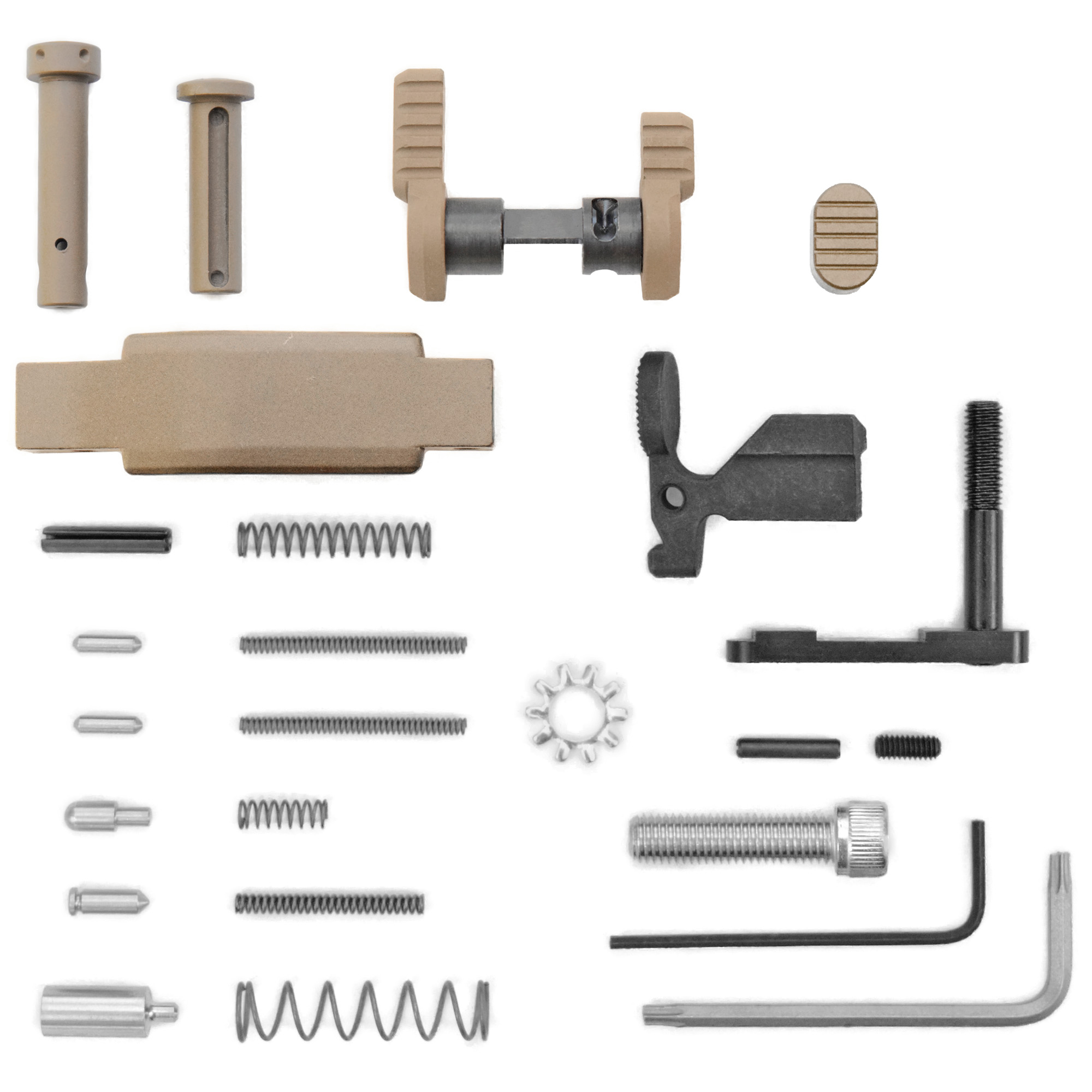 ARMASPEC LOWER PARTS KIT FOR 223-556 IN FDE