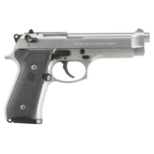 BERETTA 92FS INOX METAL FRAME PISTOL 9MM 4.9" BARREL 10 ROUNDS 2 MAGAZINES