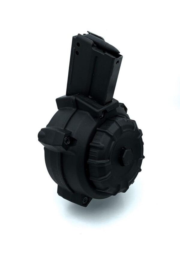 PROMAG RUGER MINI 30 7.62X39 50 ROUND DRUM MAGAZINE POLYMER BLACK