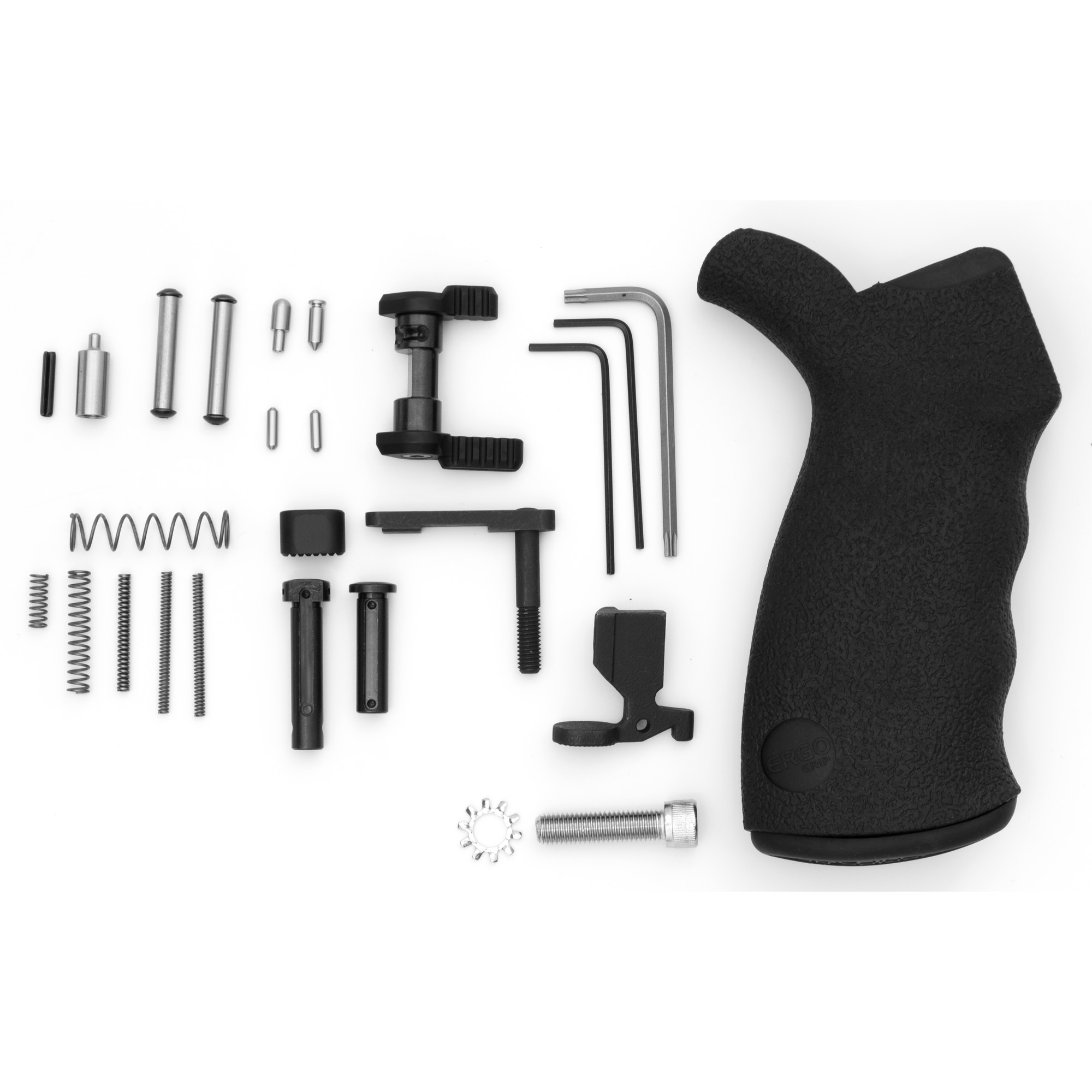 ERGO AR-15 ENH LPK W/O FCG W/BLK GRP