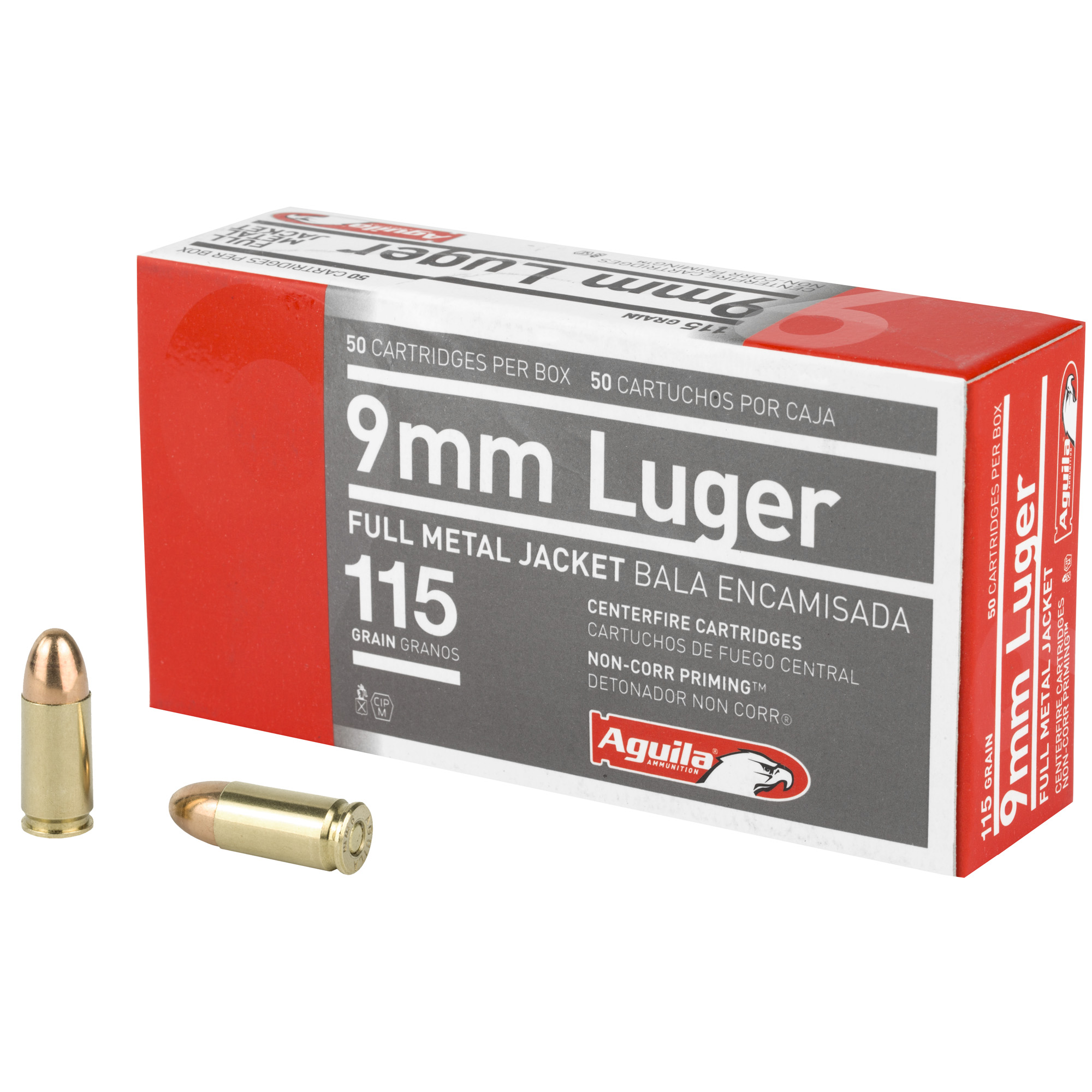 AGUILA 9MM 115GR FMJ 50 1000
