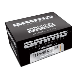 AMMO INC 38 SPECIAL 125 GRAIN JHP 20 ROUND BOX