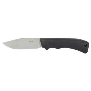 SOG KNIVES THE ACE FIXED BLADE KNIFE 3.8" CLIP POINT WITH PLASTIC SHEATH