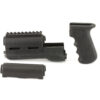 HOGUE AK-47-AK-74 OVER MOLDED RIFLE GRIP-FOREND KIT IN BLACK