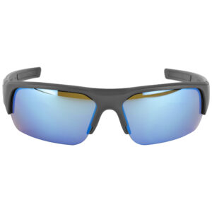 MAGPUL HELIX SUNGLASSES BALLISTIC MILITARY EYEWEAR POLARIZED BRONZE LENSES-BLUE MIRROR WITH BLACK FRAME FOR MEN AND WOMEN