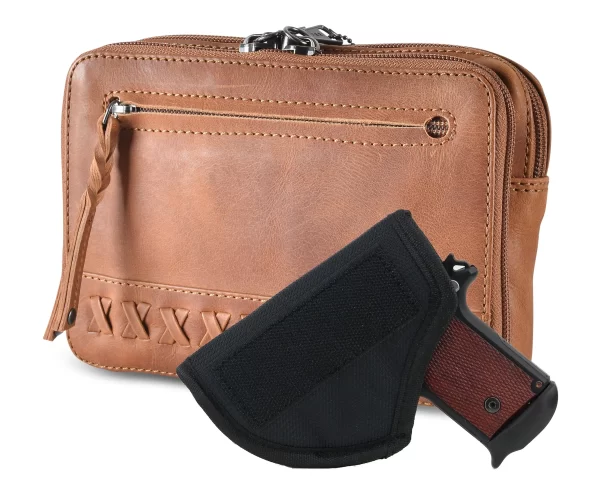 Lady Conceal CONCEALED CARRY KAILEY LEATHER PURSE PACK