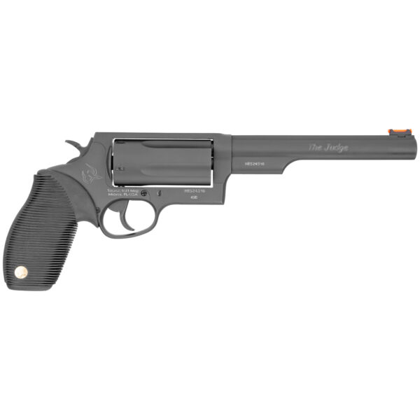 TAURUS JUDGE MAGNUM METAL FRAME REVOLVER 410-45LC 6.5" BARREL 3" CHAMBER 5 ROUNDS
