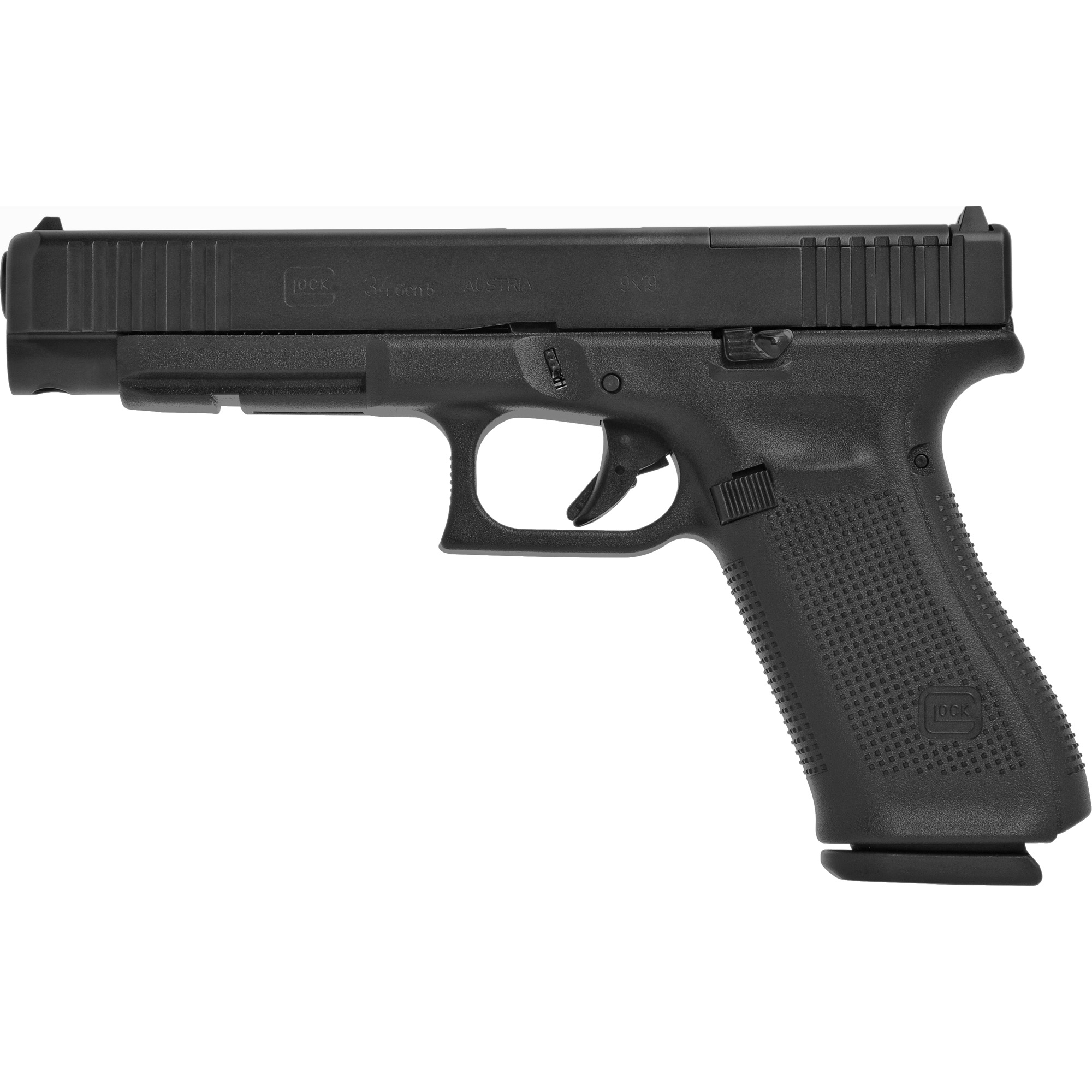 GLOCK 34 GEN 5 MOS 9MM 5.31" BARREL FIXED SIGHTS 2 MAGAZINES 17 ROUNDS