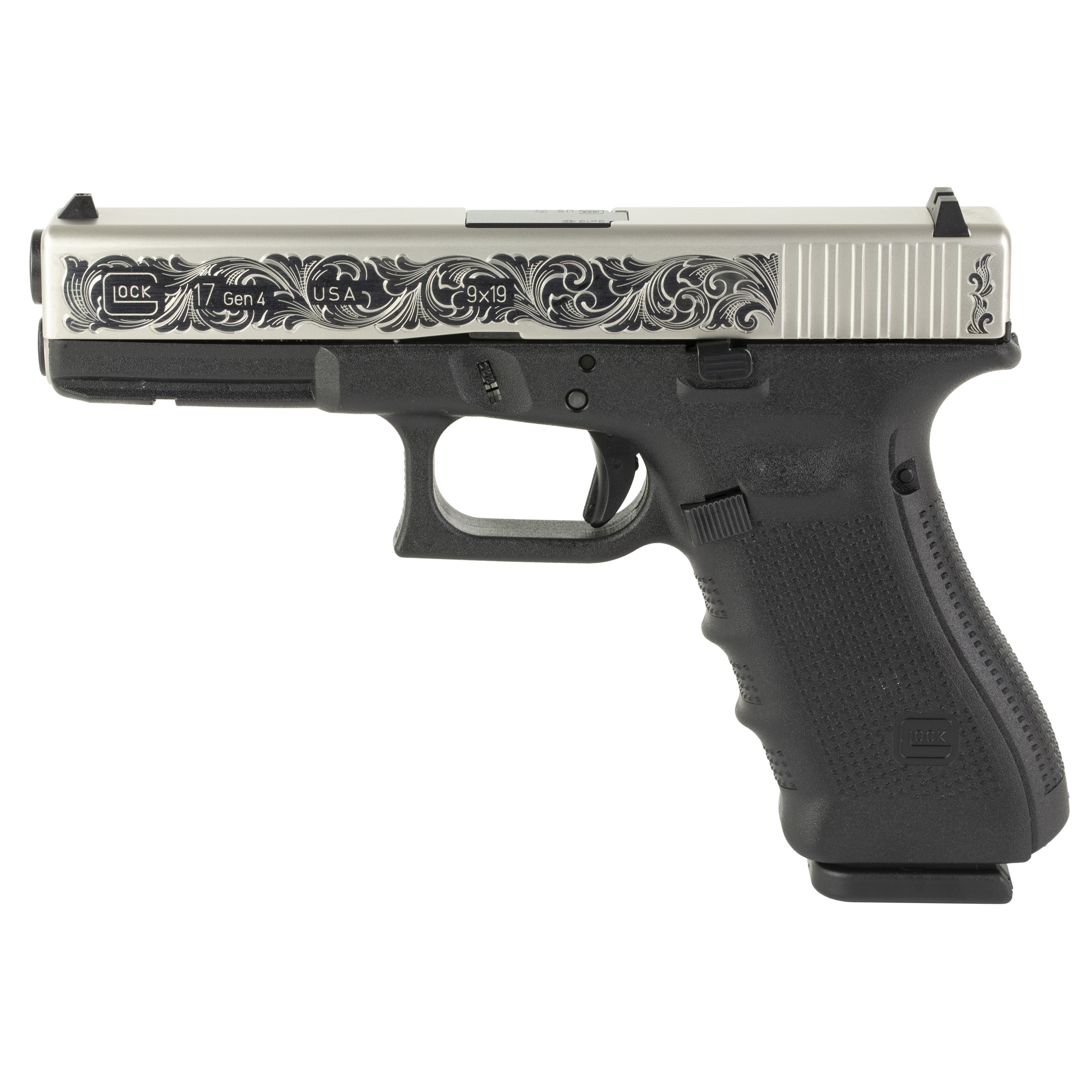 GLOCK 17 GEN4 9MM 17RD with Engraved Scrollwork