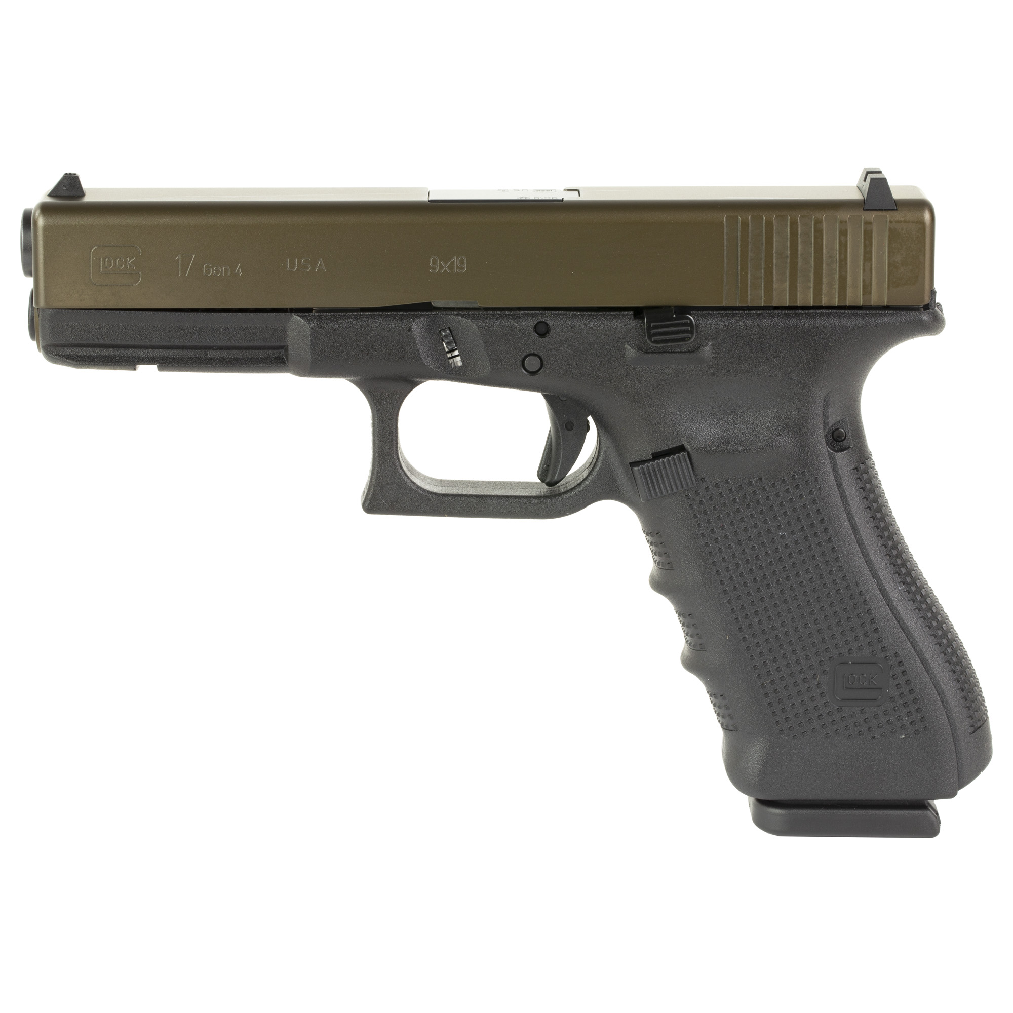 GLOCK 17 GEN4 9MM 17RD in Oil Rubbed Bronze PVD