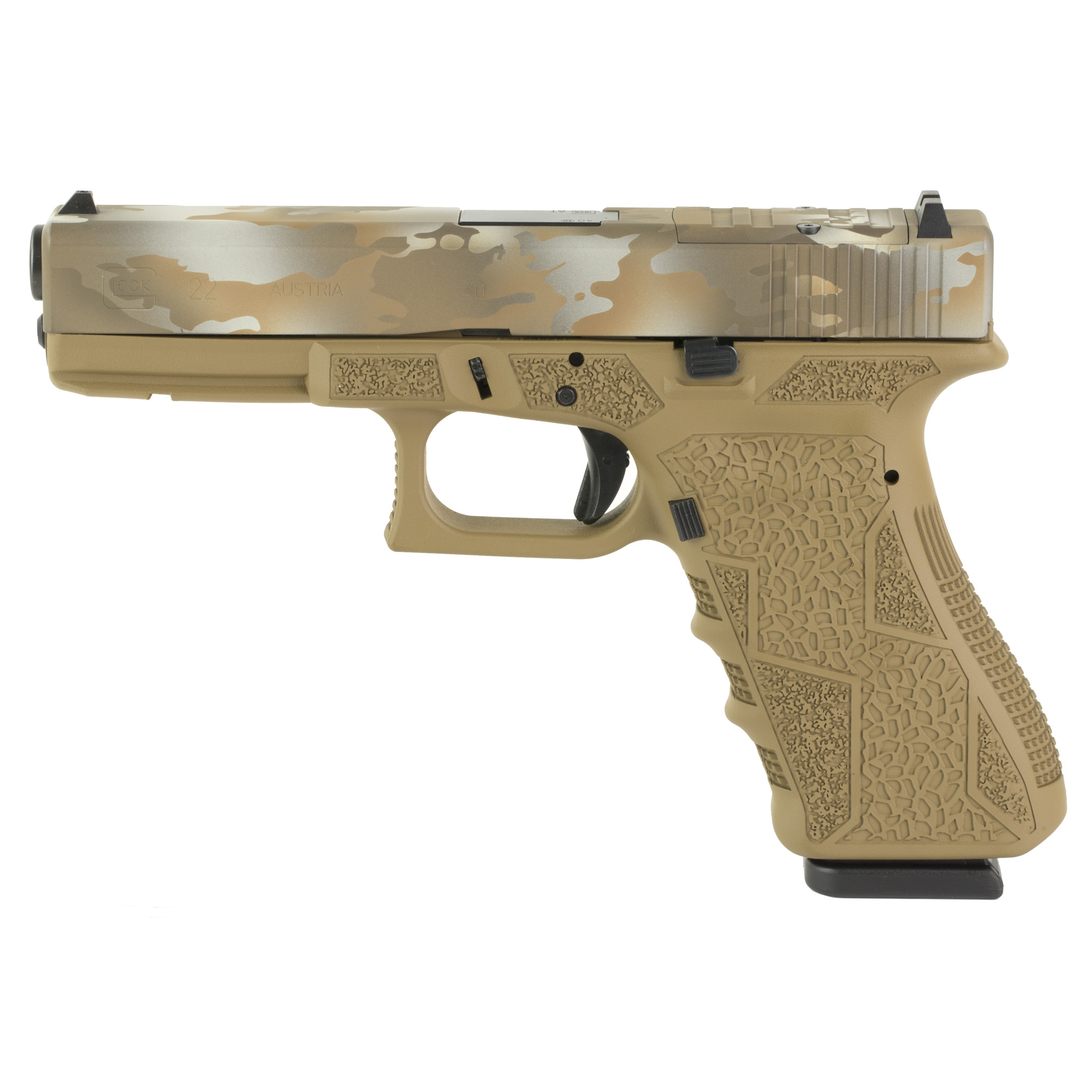 GLOCK 22 GEN3 40SW 15RD FDE Multicam Optics-Ready Pistol