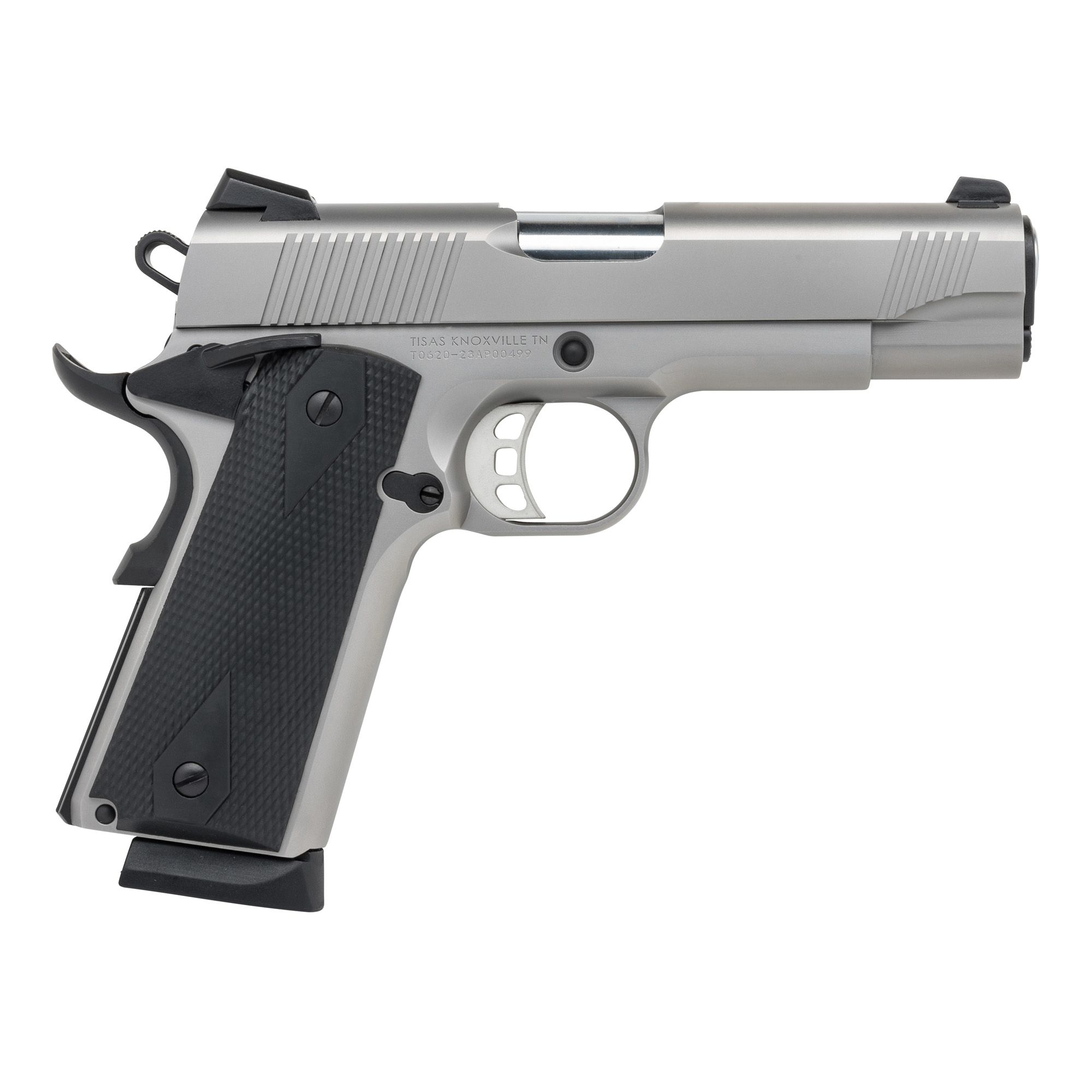 Tisas 1911 SS45 45ACP 4.25" 8RD Stainless Steel Semi-automatic Pistol