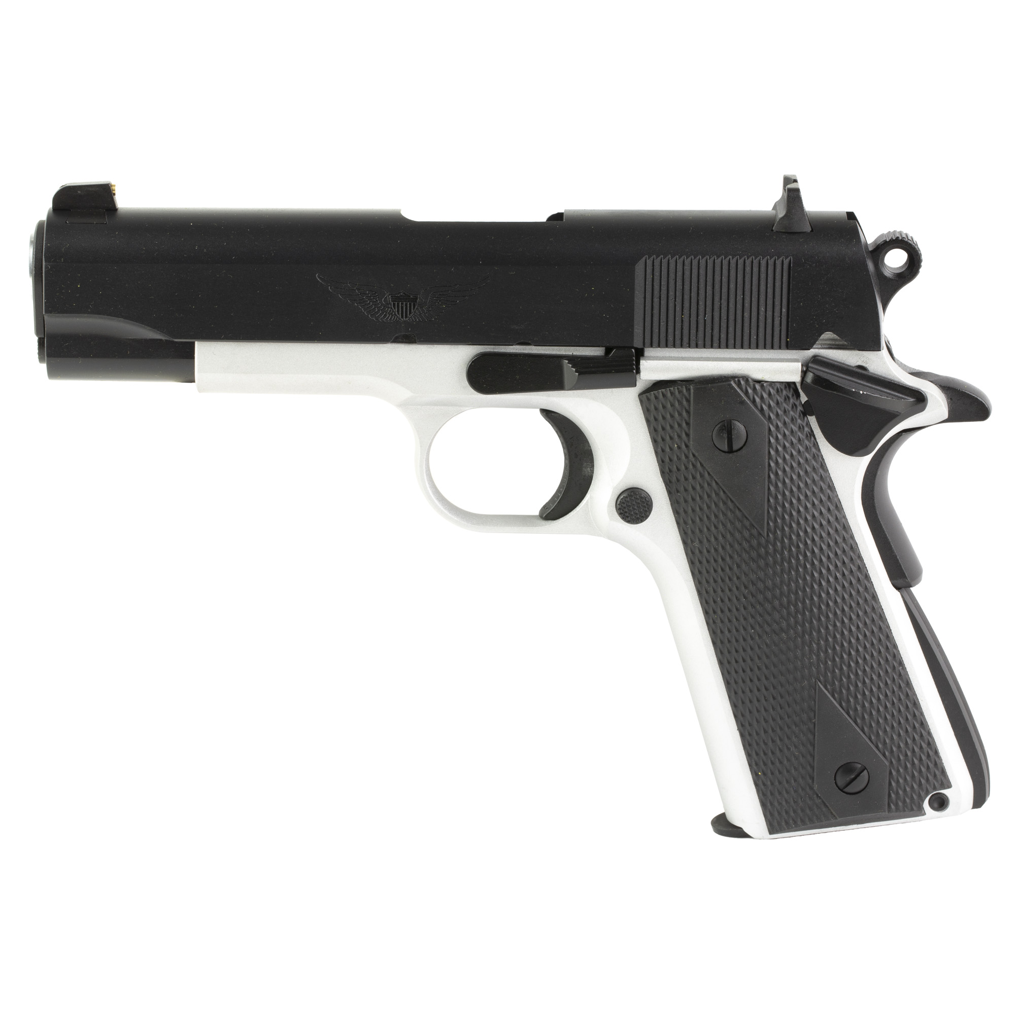 Tisas 1911 Aviator 45ACP 4.25" 7RD Semi-automatic Pistol Fixed Sights 2 Magazines