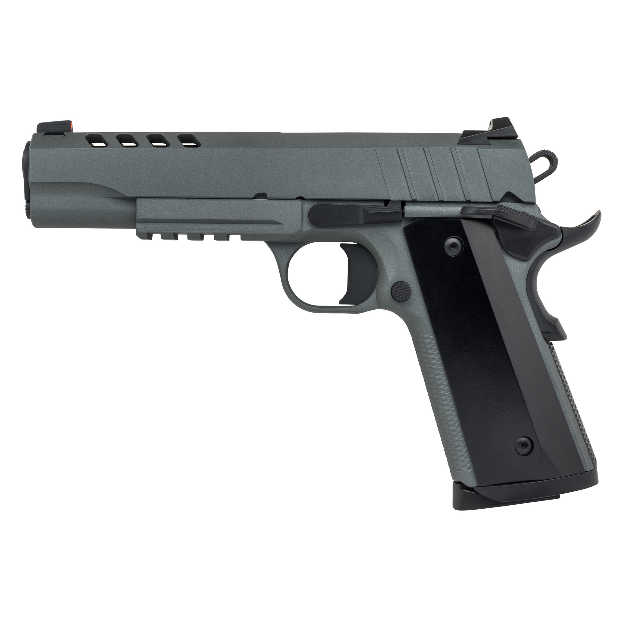 TISAS Night Stalker 9mm 5" 9RD Gray Pistol with Front Night Sight