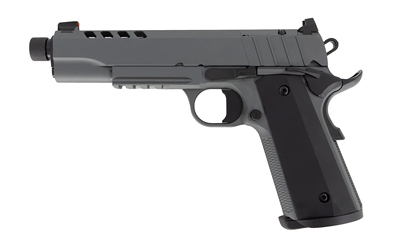 Tisas 1911 Night Stalker SF 45ACP 8RD Threaded Barrel Cerakote Finish with Light Rail