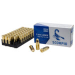 STV TECHNOLOGY SCORPIO AMMO 9MM 115 GRAIN FULL METAL JACKET 50 ROUND BOX