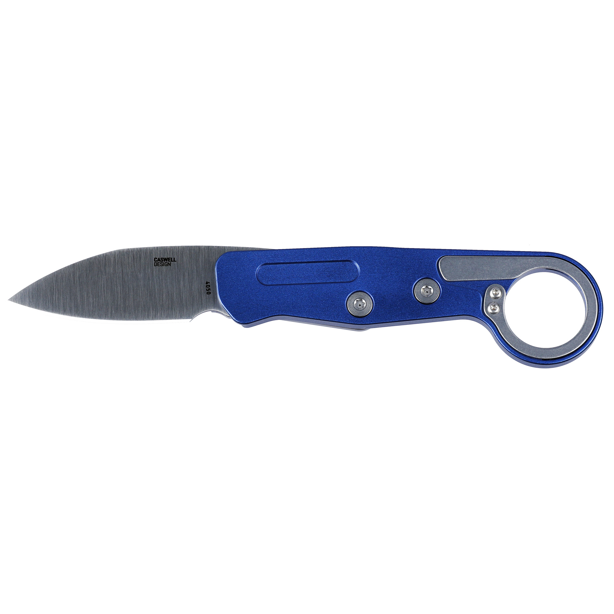 CRKT PROVOKE EDC 2.56" PLAIN EDGE KARAMBIT BLADE IN BLUE