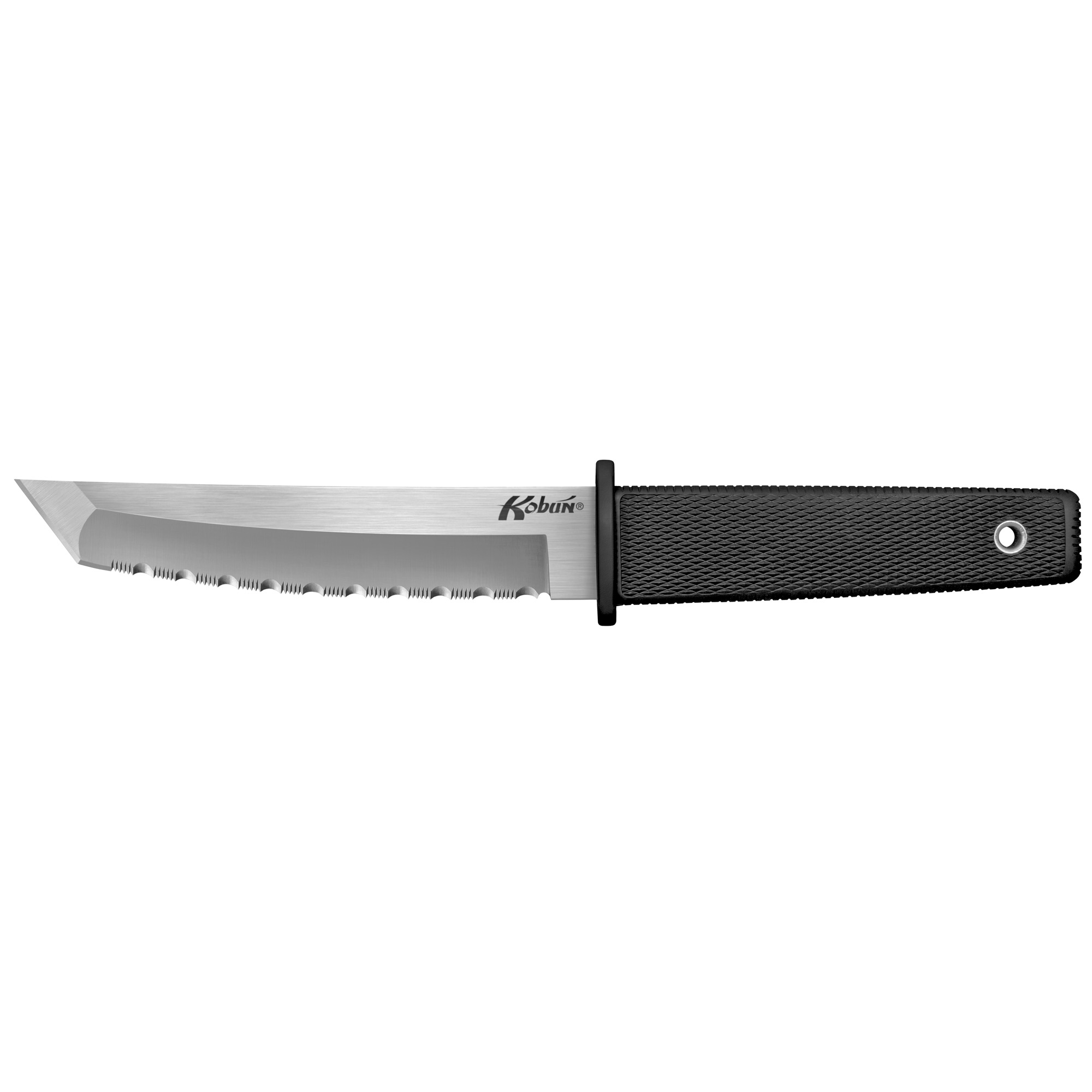 COLD STEEL KOBUN SERRATED BOOT KNIFE 5.5" FIXED BLADE WITH SECURE-EX SHEATH